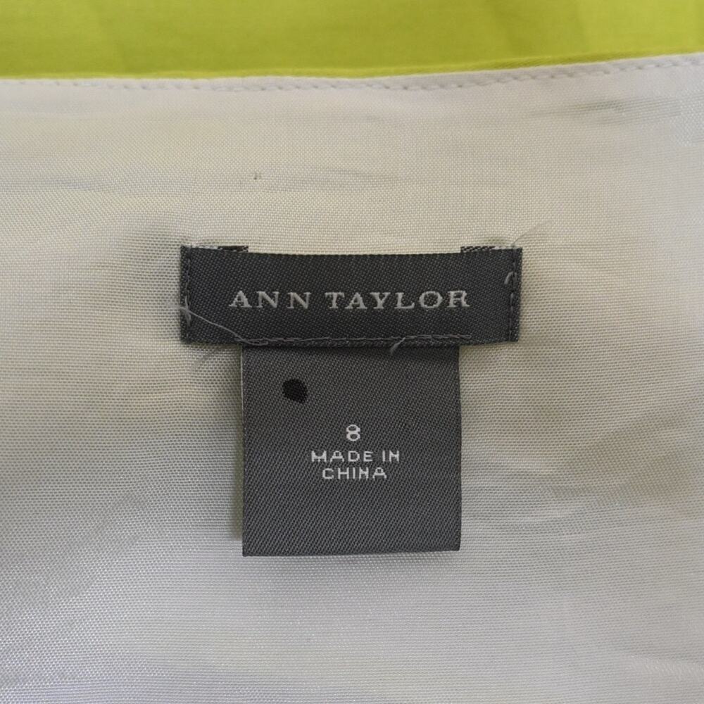 Ann Taylor Womens 8 Striped Spaghetti Strap Lined Dress - Picture 8 of 9
